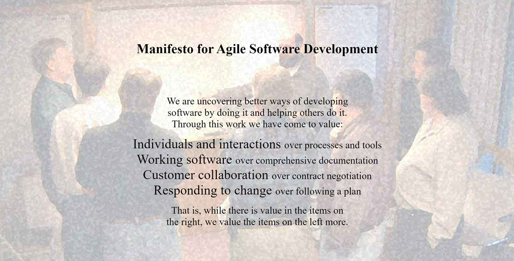 The Manifesto for Agile Software Development